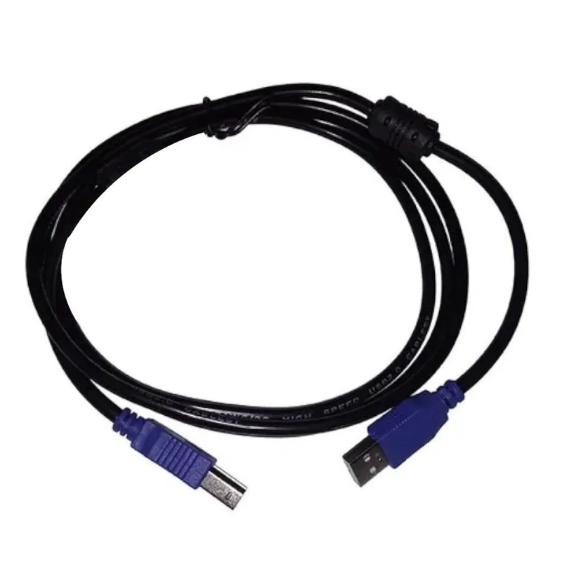 CABLE USB PARA IMPRESORA + CABLE PODER ALIMENTACIÓN IMPRESORA - 7