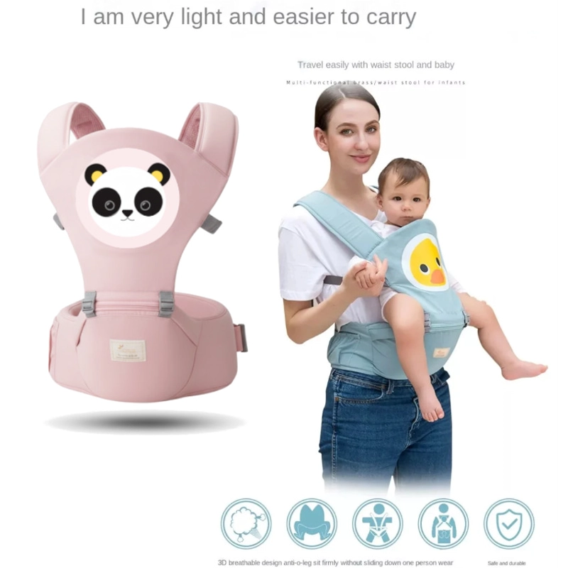 CANGURO MOCHILA ERGONOMICA PORTABEBE MULTIFUNCION FAJA LUMBAR VERDE - 7