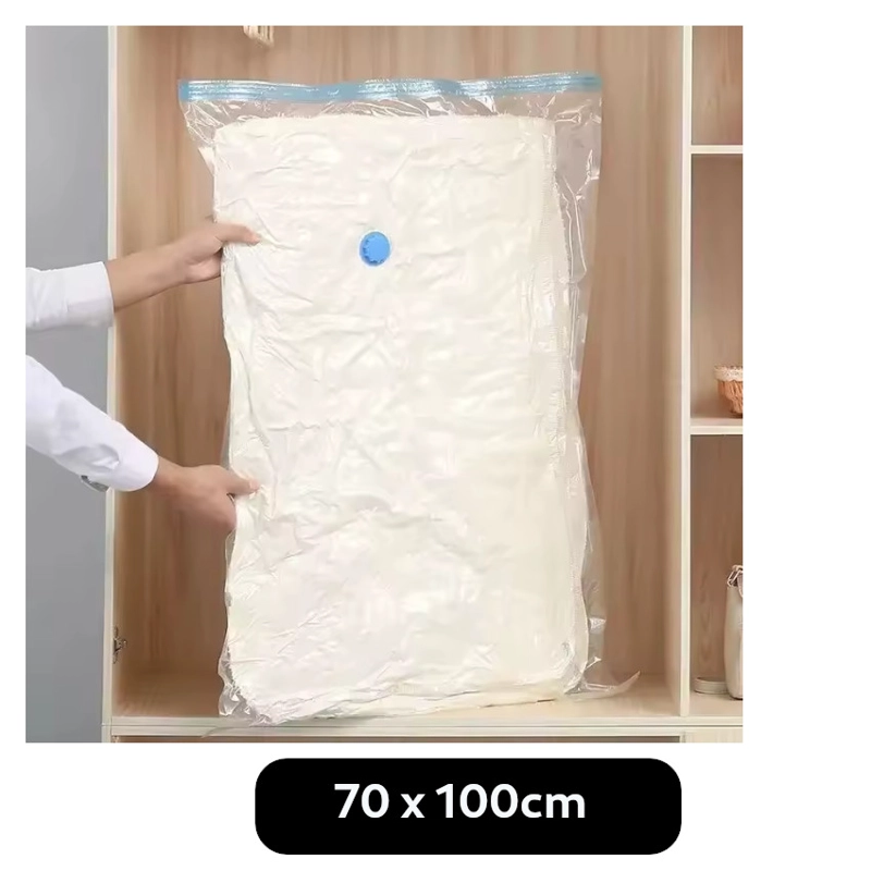 PACK 5 BOLSAS VACÍO VIAJE ROPA CASACAS + SUCCIONADOR EXTRACTOR AIRE - 7