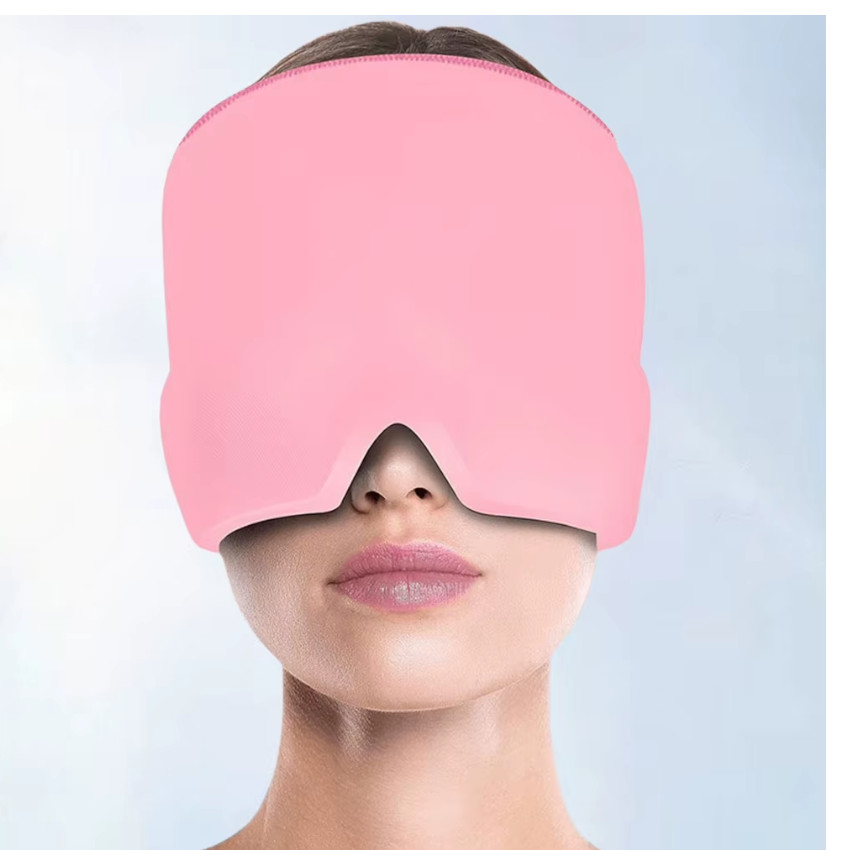 PACK 2 GORRO GEL TERAPIA FRIO CALOR ANTIMIGRAÑA RELAJANTE COMPRESA DOLOR CABEZA MIGRAÑA ESTRES - 4