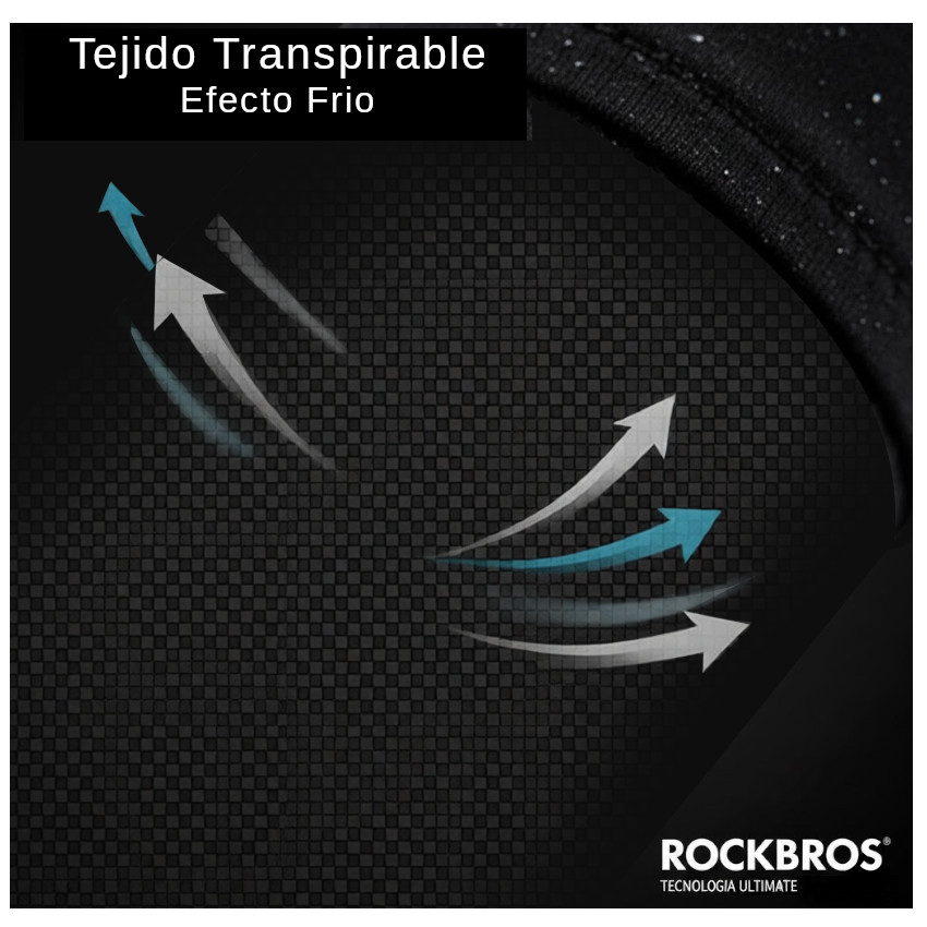 MANGA DEPORTIVA BRAZO MUJER NEGRAS UV MOTO CICLISMO VOLEY ROCKBROS® - 4