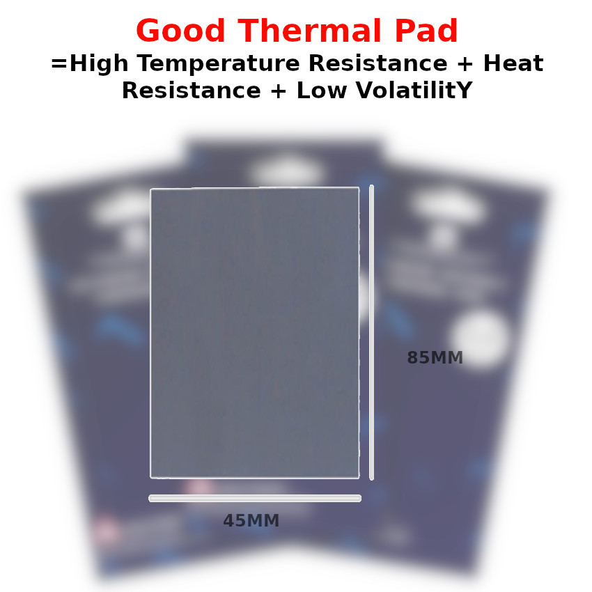PACK 2PCS THERMAL PADS ODYSSEY 0.5MM + 1MM  MANTENIMIENTO LAPTOP GPU SS2143+SS2063 - 5