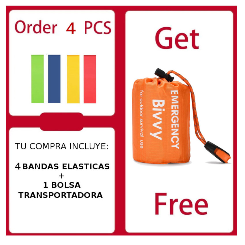 SET 5 BANDAS RESISTENCIA VARIADA ELASTICAS GIMNASIO FITNESS YOGA CASA - 3