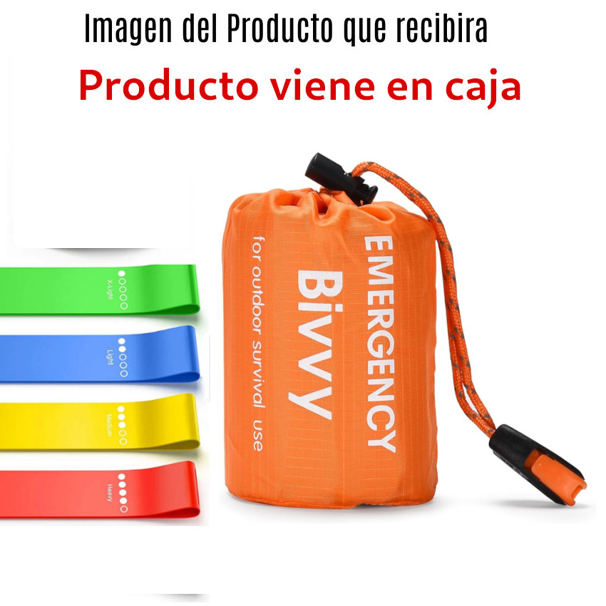 SET 5 BANDAS RESISTENCIA VARIADA ELASTICAS GIMNASIO FITNESS YOGA CASA - 5