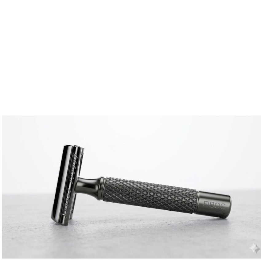CLASIC RAZOR METAL ALEACION NEGRO + HOJILLAS GILLETTE - 5