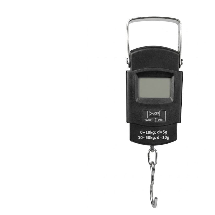BALANZA ELECTRONICA COMPACTA MANO DIGITAL +BATERIAS PORTÁTIL PESCA EQUIPAJE MALETA BÁSCULA PESO - 6