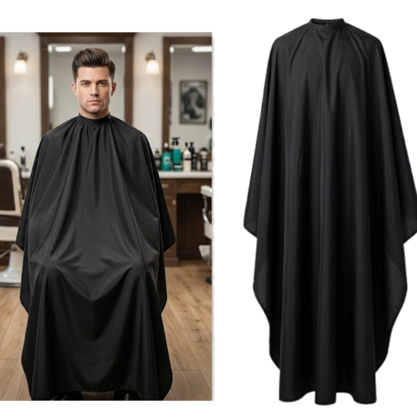 CAPA PELUQUERIA SPA CORTE TINTE CABELLO LARGO 140CM IMPERMEABLE PELUQUERO HOMBRE MUJER UNISEX - 1