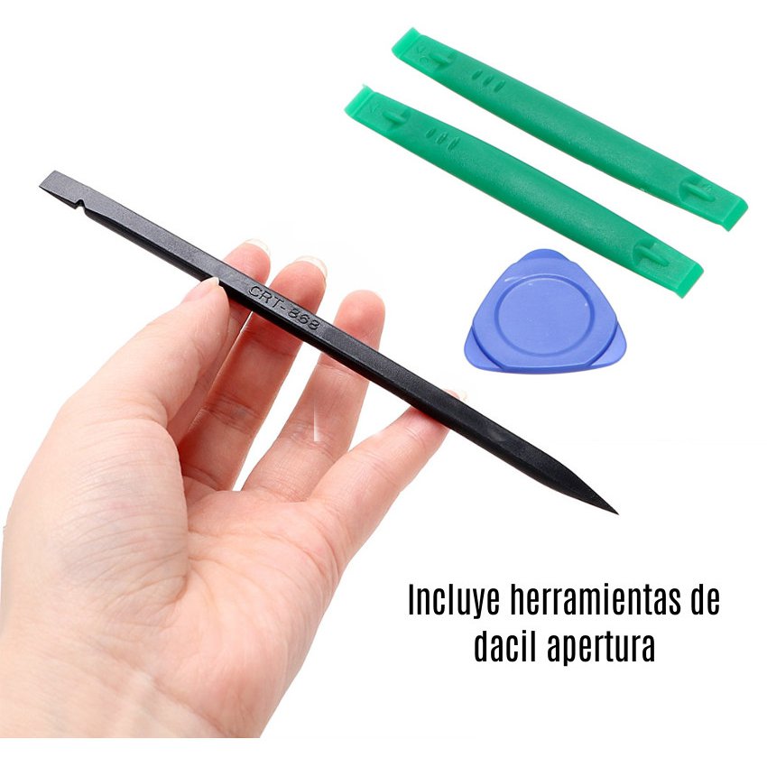 KIT T6 T8 T10 X TORX C SEGURO T8H REPARACION TELEFONO LAPTOP PS3 PS4 - 4