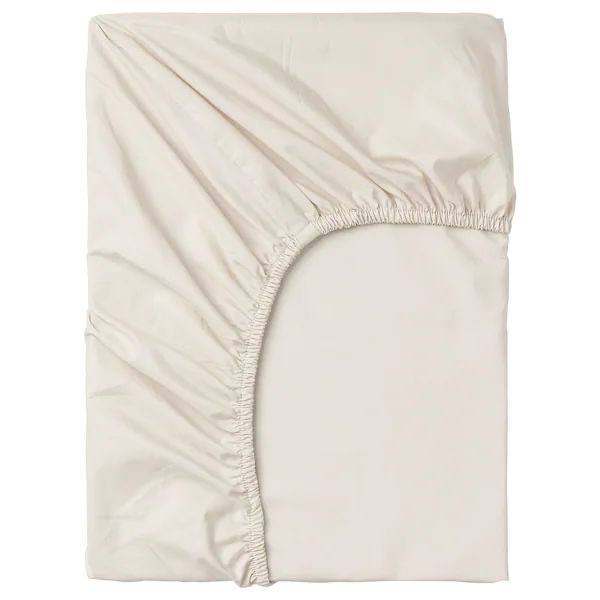 SÁBANA BAJERA ALGODÓN PIMA KING IVORY 300 HILOS - 1