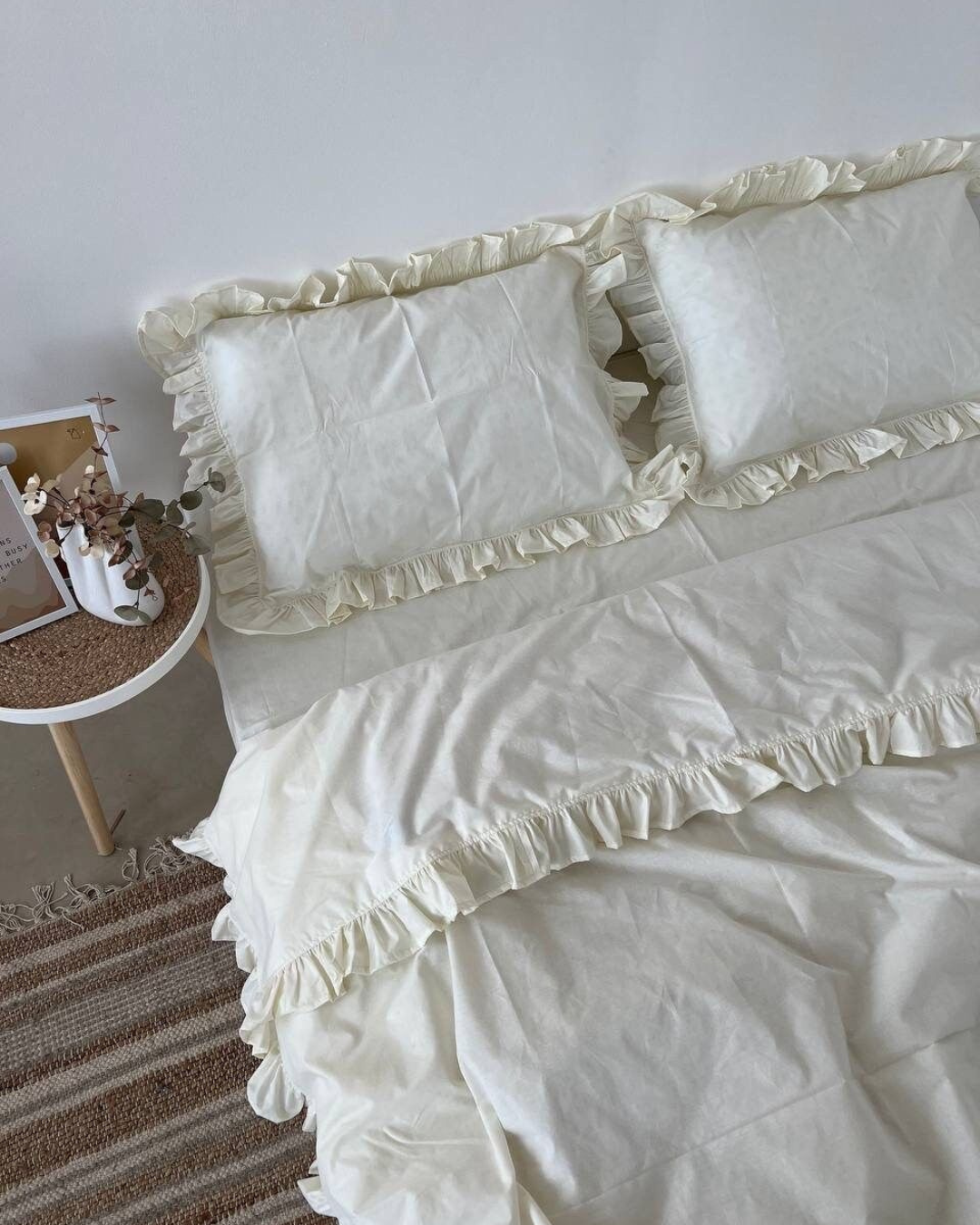 FUNDA PLUMÓN BOOMS ALGODÓN BRAMANTE KING IVORY 200 HILOS - 1