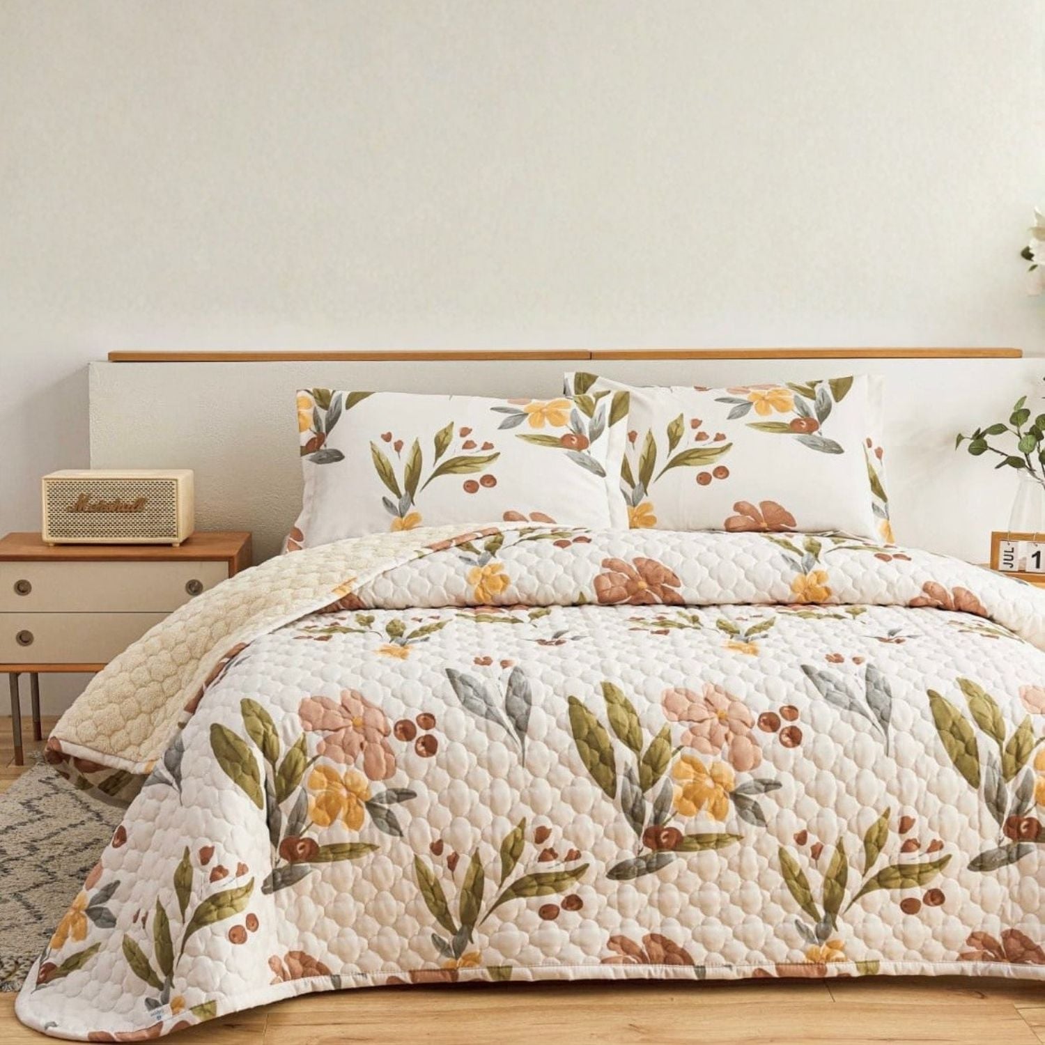 SET CUBRECAMA SHERPA ALGODÓN 2 PLZ - 1