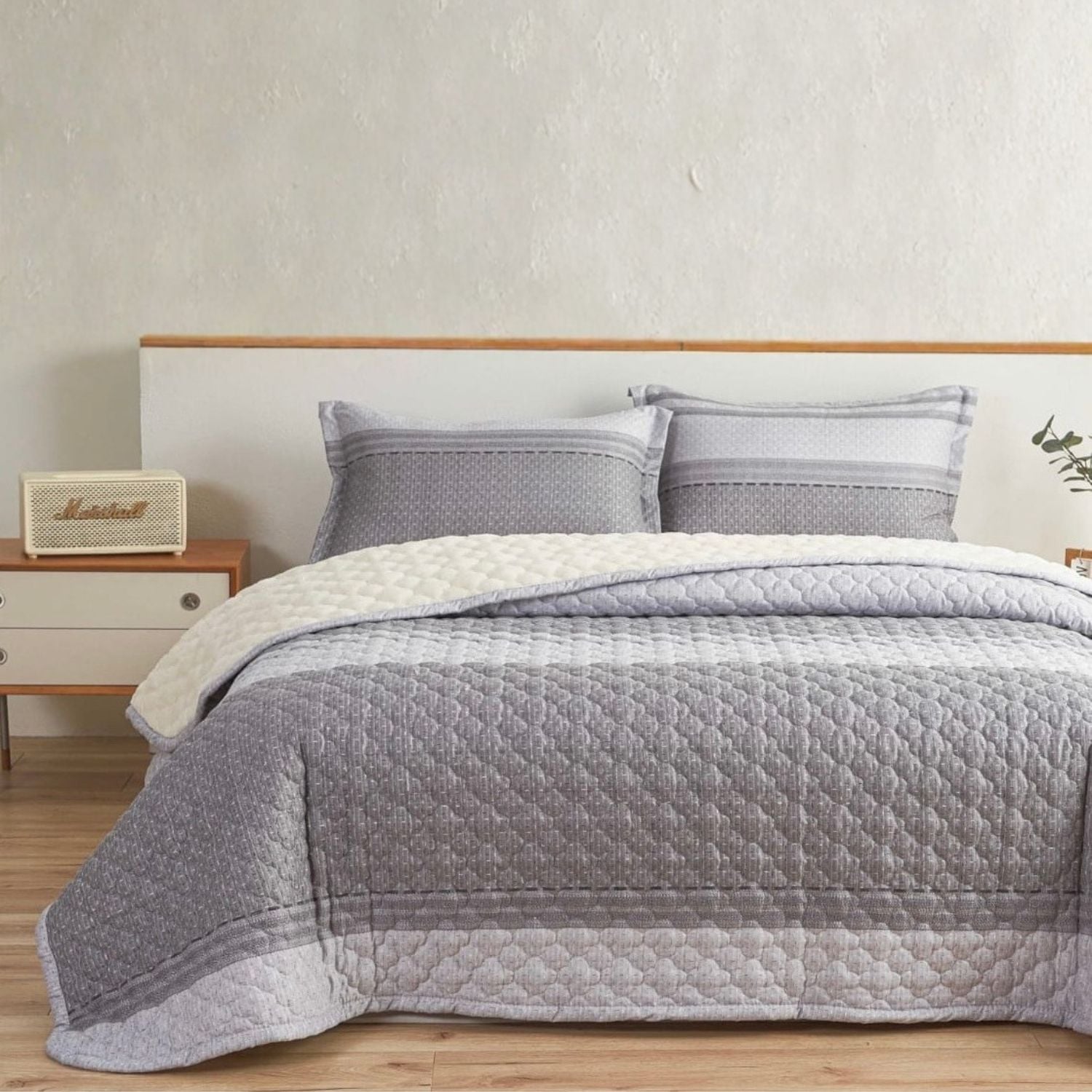 SET CUBRECAMA SHERPA ALGODÓN 1.5 PLZ - 1