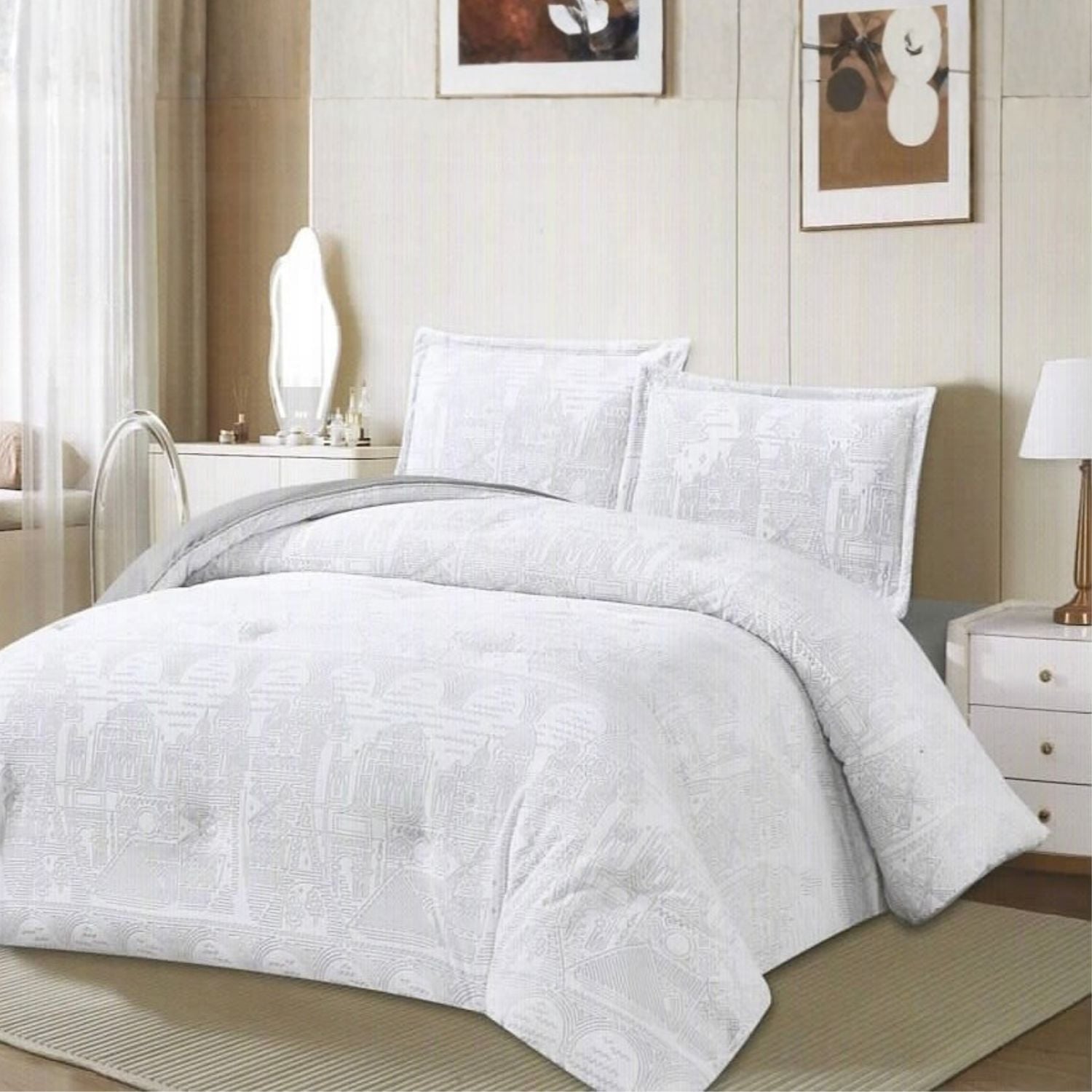 SET EDREDÓN PIEL DE ANGEL PREMIUM KING - 1