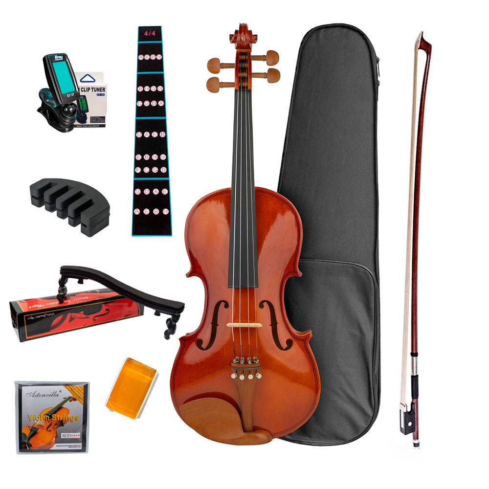 PACK VIOLIN DJERSEN MV02 4/4 BRILLO - 1