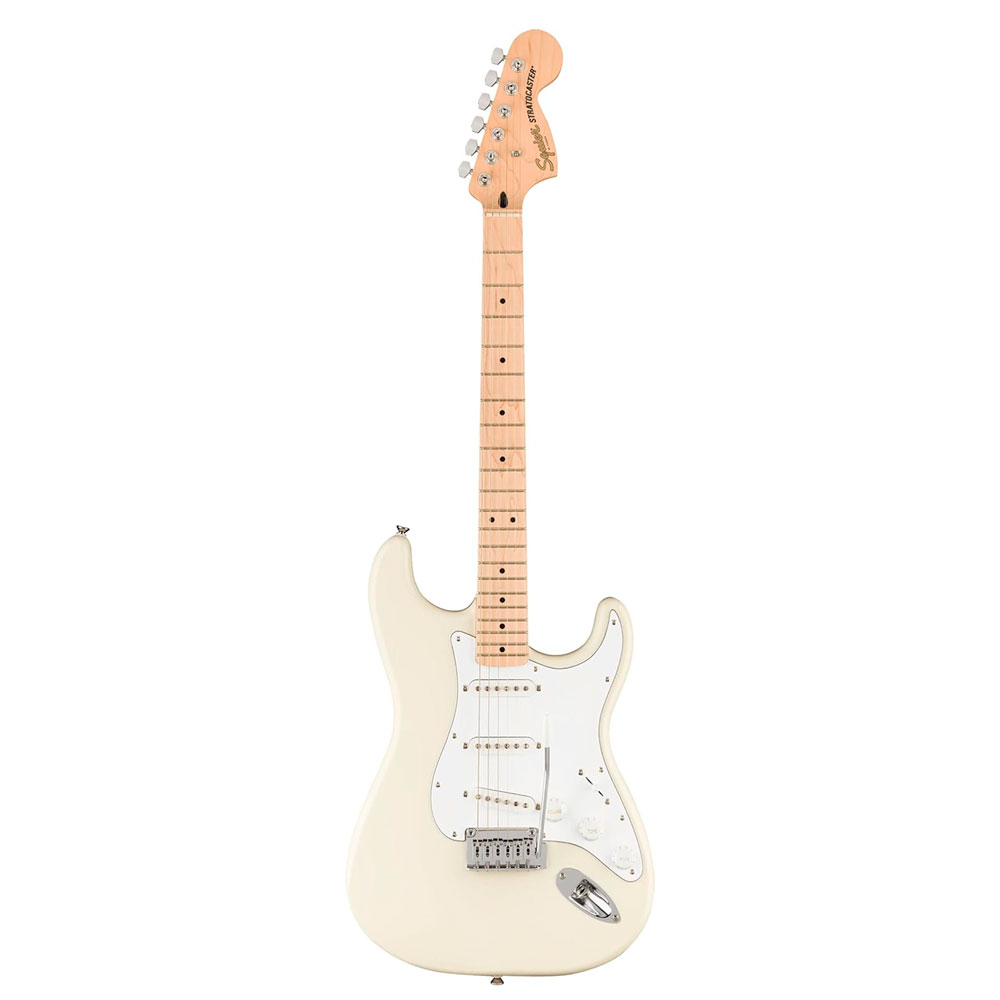 GUITARRA ELECTRICA FENDER SQUIER AFFINITY STRATOCASTER OLYMPIC WHITE - 1