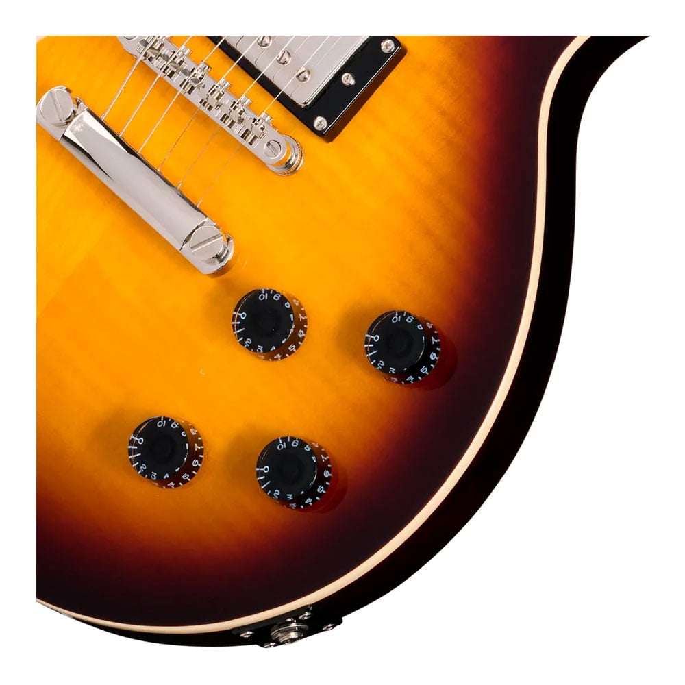 GUITARRA ELECTRICA EPIPHONE LES PAUL TRIBUTE PLUS VINTAGE SUNBURST NICKEL E1LPTPVSNH1 - 4