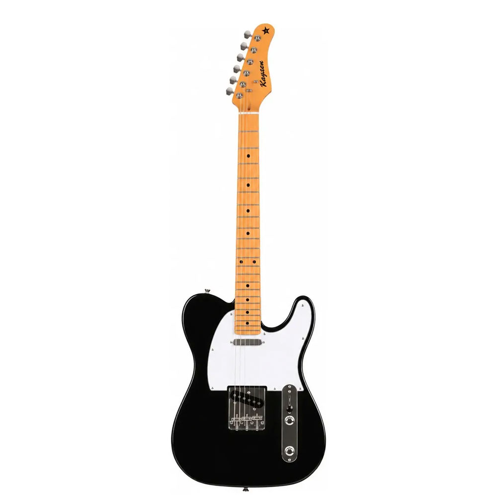 GUITARRA ELECTRICA TELECASTER KAYSEN S-S MAPLE TOSTADO NEGRA 110 BK - 1
