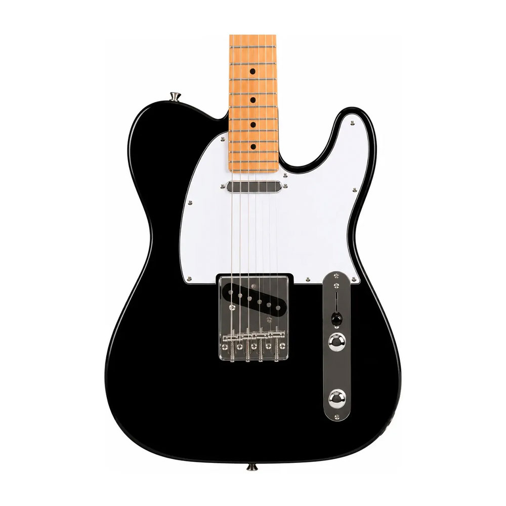 GUITARRA ELECTRICA TELECASTER KAYSEN S-S MAPLE TOSTADO NEGRA 110 BK - 2
