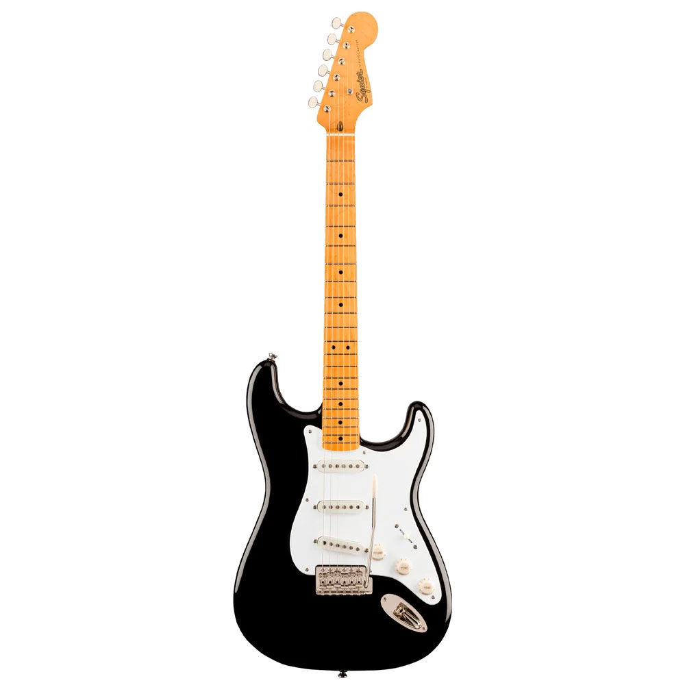 GUITARRA ELECTRICA FENDER SQUIER CLASIC VIBE 50S STRATOCASTER BLACK CV 50S STRAT MN WPG BLK - 1