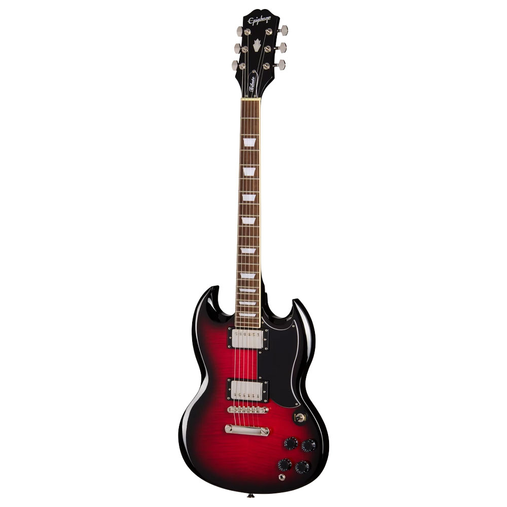 GUITARRA ELECTRICA EPIPHONE SG TRIBUTE PLUSS CHERRY BURST NICKEL E1SGTPCBNH1 - 1