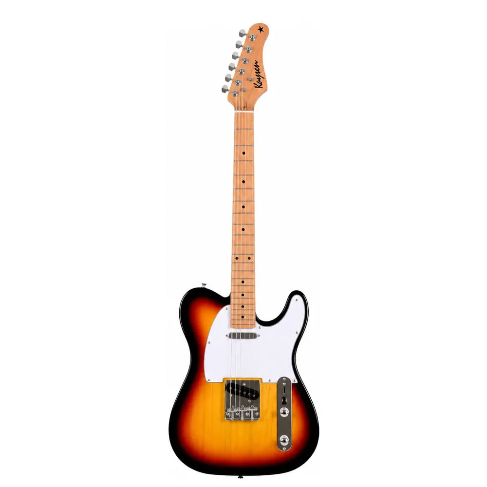 GUITARRA ELECTRICA TELECASTER KAYSEN S-S MAPLE TOSTADO SUNBURST 110 SB - 1