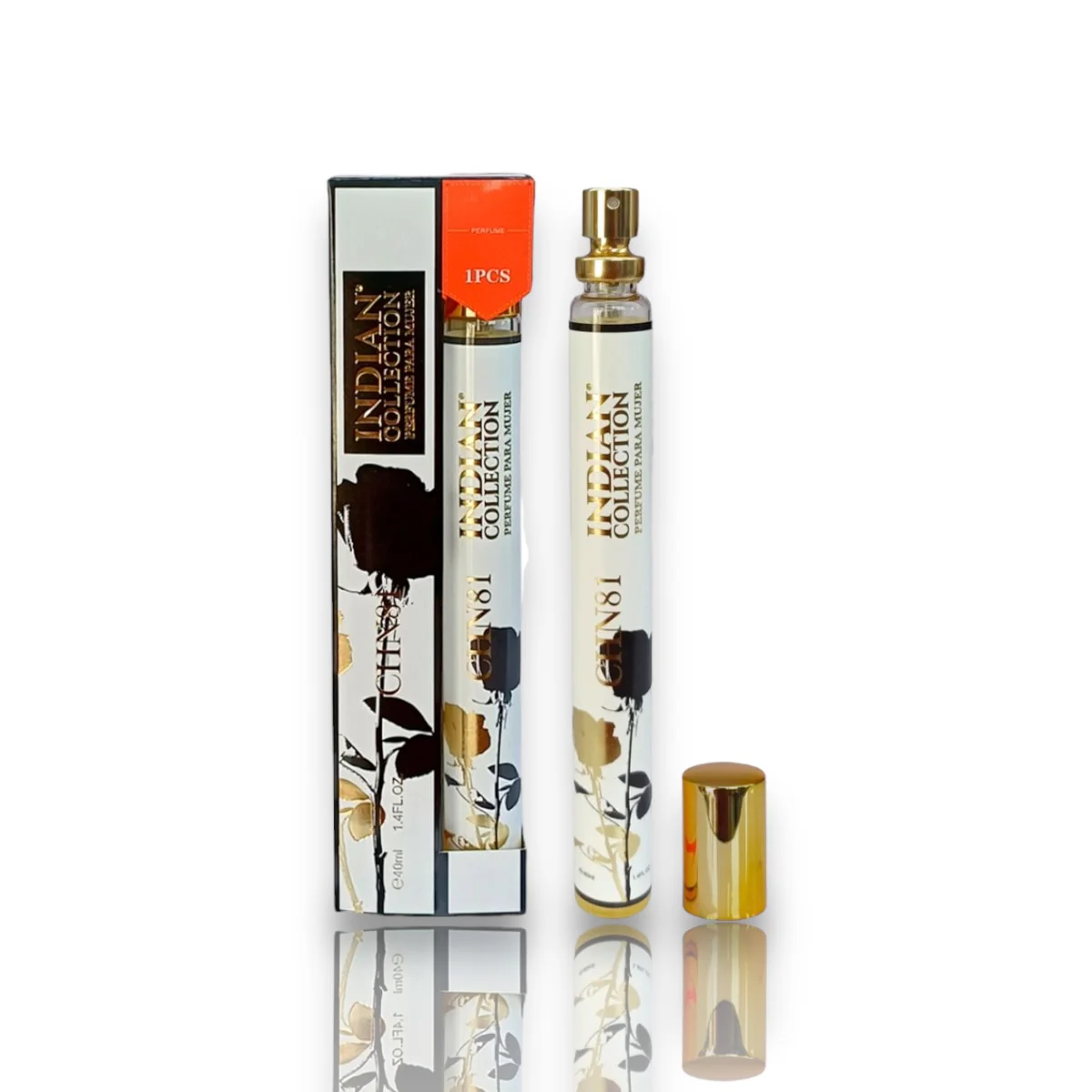 PERFUME MUJER FLORAL AMADERADA FRAGANCIA PORTATIL 40ML - 1