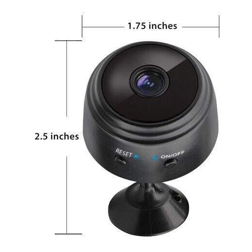 MINI CAMARA ESPIA VIDEO VIGILANCIA FULL HD 1080 WIFI INALAMBRICO 360 AUDIO - 5