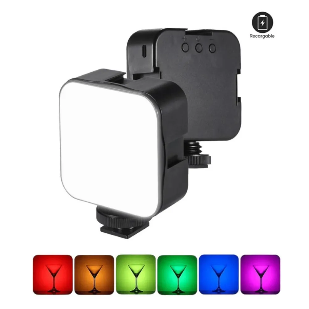 LUZ LED SELFIE CUADRADO PARA CELULAR MINI LUZ MULTIFUNCIONAL - 4