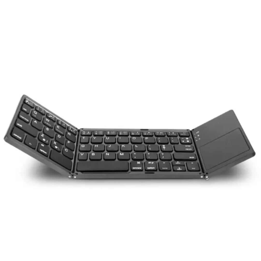 TECLADO MINI PLEGABLE TOUCHPAD RATON ANDROID IOS TABLET PC BLUETOOTH - 5
