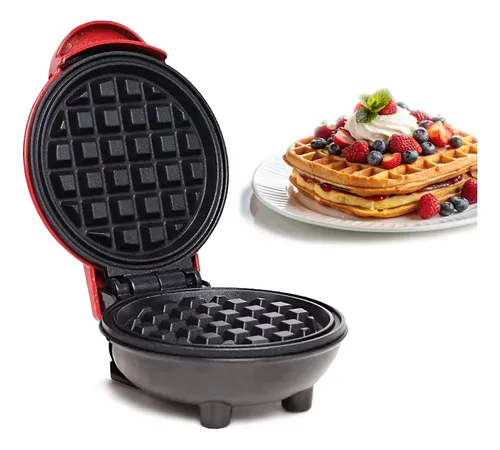 WAFLERA MINI TOSTADORA SANDWICHERA ELECTRICA ANTIADHERENTE MULTIFUNCIONAL - 5