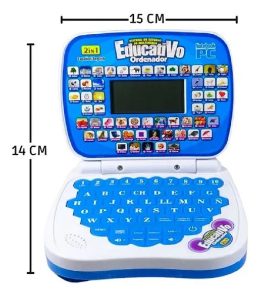 COMPUTADORA LAPTOP PARA NIÑOS EDUCATIVA DIDACTICA BILINGUE - 4