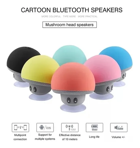 PARLANTE BLUETOOTH MINI PORTATIL CON MICROFONO HONGUITO CON CHUPON - 1