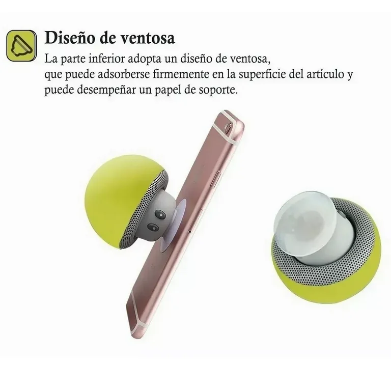 PARLANTE BLUETOOTH MINI PORTATIL CON MICROFONO HONGUITO CON CHUPON - 4