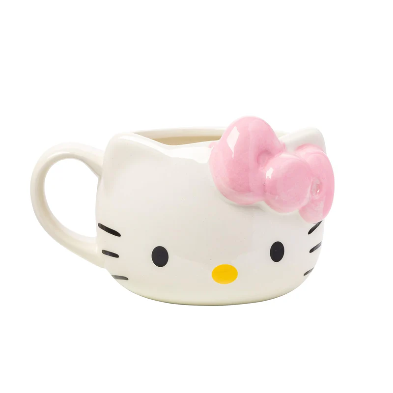 TAZA HELLO KITTY DE CERAMICA 420ML 2 PIEZAS TAZA MAS PLATO - 5