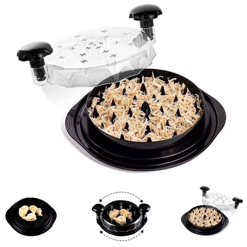 TRITURADOR DE ALIMENTOS DESMENUZADOR DE POLLO BASE ANTIDESLIZANTE COCINA - 5
