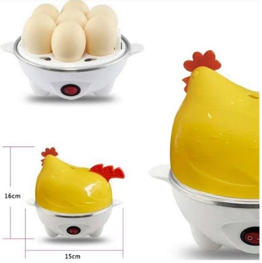 HERVIDOR ELÉCTRICO DE HUEVOS 7 UNIDADES CON APAGADO AUTOMÁTICO - 10