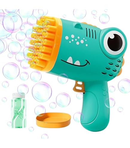 PISTOLA DE BURBUJAS NIÑOS JUGUETE LUCES INFANTIL A PILAS - 1