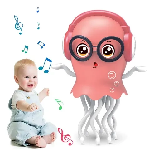 JUGUETE MUSICAL EDUCATIVO INTERACTIVO CON LUCES Y MUSICA MEDUSA SALTARINA - 1