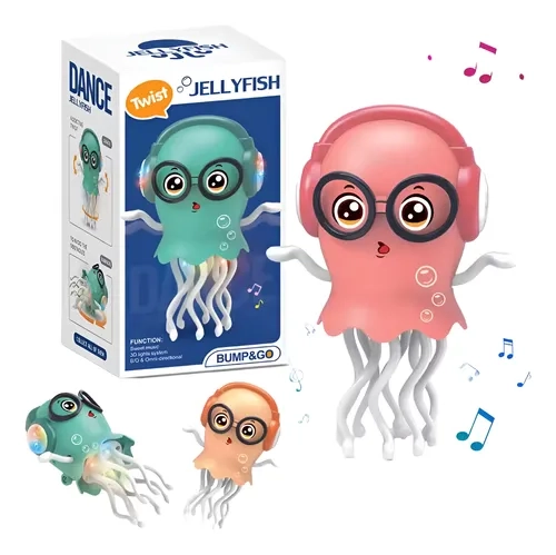 JUGUETE MUSICAL EDUCATIVO INTERACTIVO CON LUCES Y MUSICA MEDUSA SALTARINA - 6