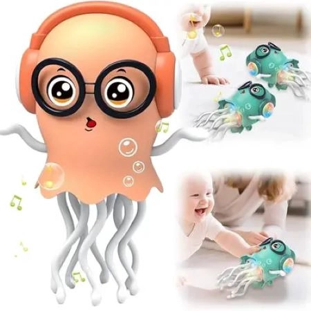 JUGUETE MUSICAL EDUCATIVO INTERACTIVO CON LUCES Y MUSICA MEDUSA SALTARINA - 8