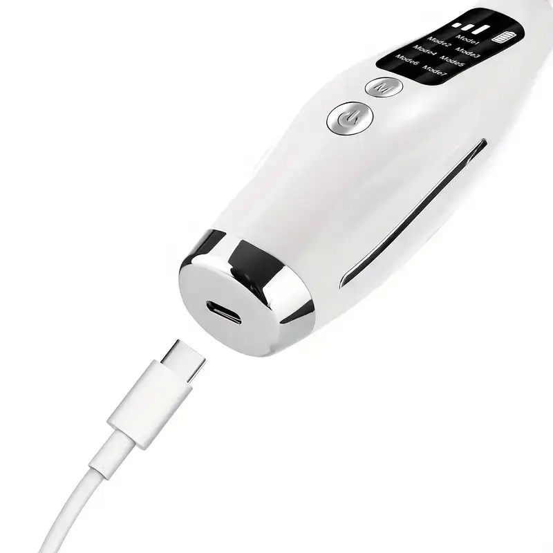 MASAJEADOR FACIAL DISPOSITIVO DE BELLEZA CARA Y CUELLO 5 EN 1 CON LUZ LED Y MASAJE VIBRANTE - 9