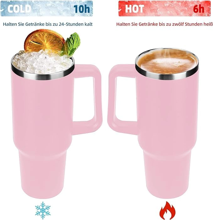 TERMO TOMATODO VASO TERMICO MUG ACERO INOXIDABLE 40OZ - 2