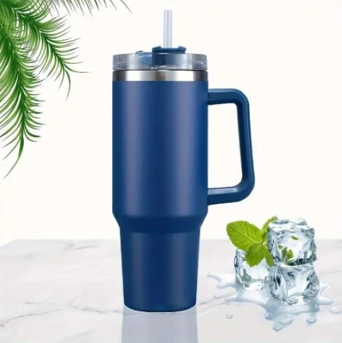 TOMATODO TERMO VASO TERMICO 40 OZ MUG TUMBLER ACERO INOXIDABLE MANTIENE FRÍO 24H - 1