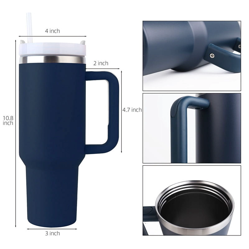 TOMATODO TERMO VASO TERMICO 40 OZ MUG TUMBLER ACERO INOXIDABLE MANTIENE FRÍO 24H - 5