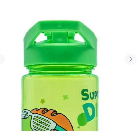 TOMATODO COLEGIO 750 ML NIÑOS DINOSAURIOS BOTELLA REUTILIZABLE TAPA CON BOQUILLA 23 CM - 2