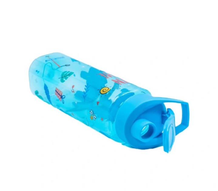 TOMATODO COLEGIO 750 ML NIÑOS DINOSAURIOS BOTELLA REUTILIZABLE TAPA CON BOQUILLA 23 CM - 4