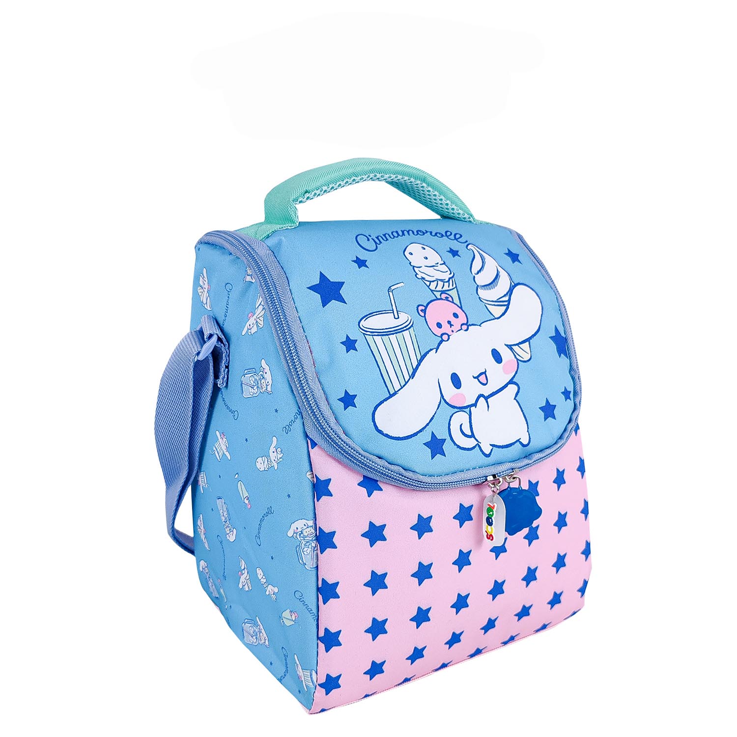 SET MOCHILA HELLO KITTY OFICIO ESPALDA LONCHERA CARTUCHERA DELUXE EVA 3D - 5