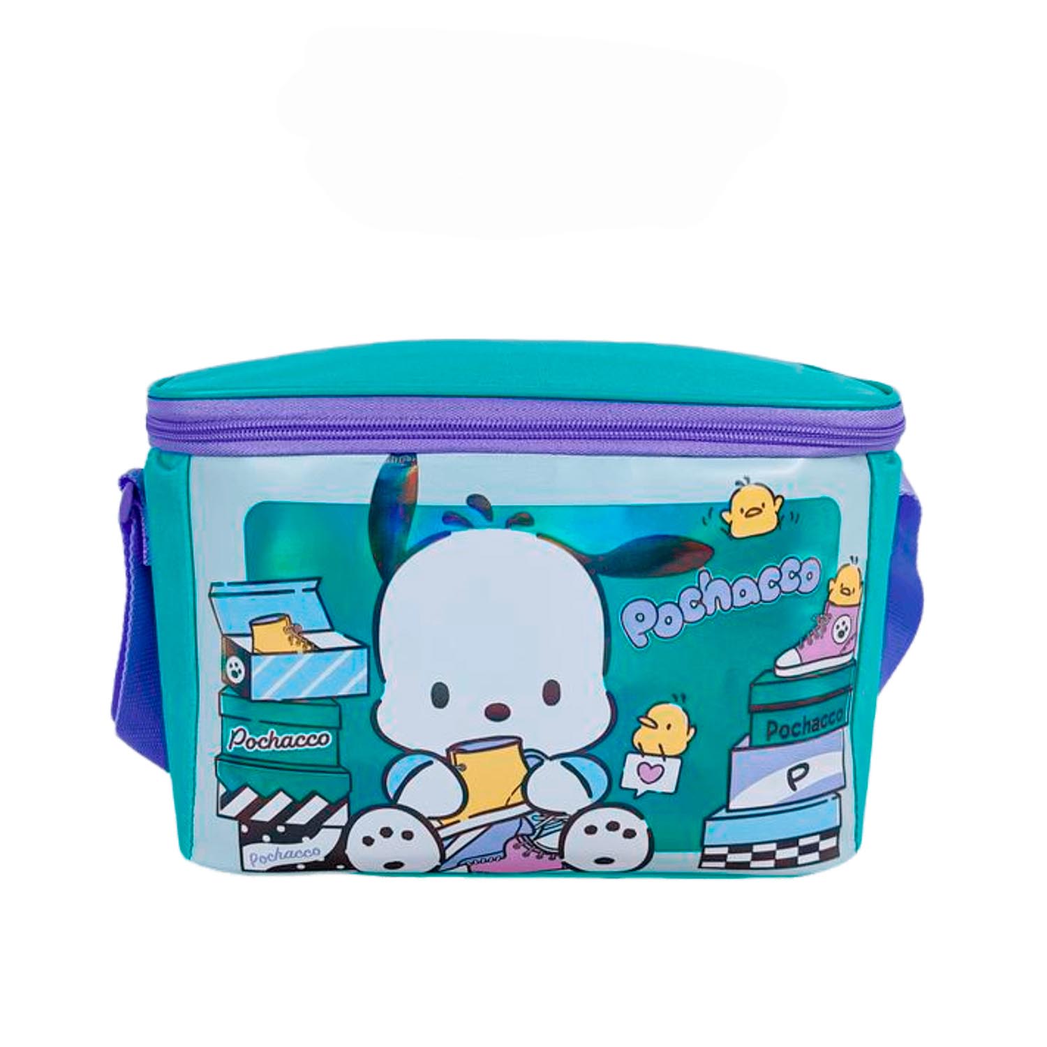 SET MOCHILA POCHACCO SCOOL OFICIO MALETA ESPALDA LONCHERA CARTUCHERA MALETA NIÑA - 4