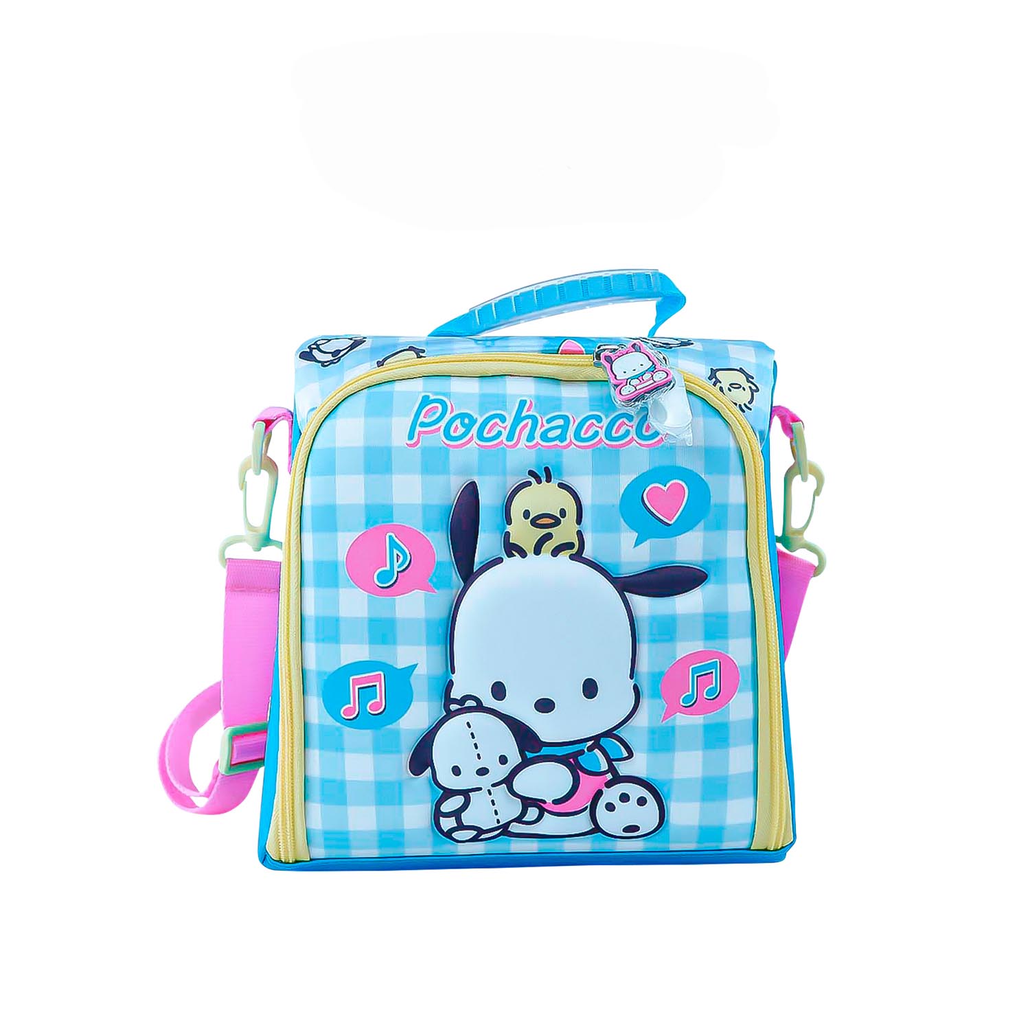 SET MOCHILA POCHACCO MALETA ESPALDA NIÑA OFICIO SCOOL KOMBAT LONCHERA CARTUCHERA KAWAII - 4