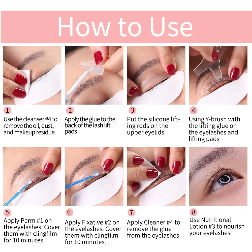 KIT DE LIFTING DE PESTAÑAS LASH LIFT ICONSIGN PERMANENTE PROFESIONAL - 5
